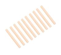 Agatige 10PCS Violin Sound Post, 6.8x0.5cm / 2.8x0.2in Sound Post Violin Column Spruce Wood Accessories Reliable Spruce Violin Column Sound Post Parts Accessories for 3/4 4/4 Violins