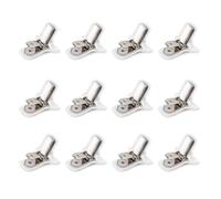 Agatige 12Pcs Quilt Fixing Clips, No Pins Duvet Clips for Comforter Inside Padded Blanket Fasteners to Secure Bedding Metal Padded Duvet Cover Clips Bed Sheet Grippers to Keep Duvet in Place