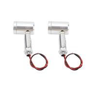 Agatige 2 PCS Mini LED Spotlight, Dc12v 1w 30° Angle Indoor Accent up Lights Jewellery Showcase Spot Light for Ktv Cabinet Bookshelf Hallway Artwork (Netural Light)