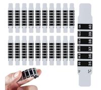 Agatige 20PCS Forehead Thermometer Strips, Reusable ℉+℃ Temperature IndicatorThermometer Strip Quick Read Fever Thermometer Stickers for Infants Babies Toddlers Kids Elderly