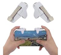 Agatige 2Pcs PUBG Gaming Trigger Joysticks, 1.77x0.98x0.71in Universal Key Assistant Buttons Joystick Trigger Auxiliary Key for smartphones with 4 to 7 inch screen and 6 to 11mm Thickness