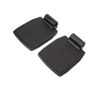 Agatige 2Pcs Wheelchair Footrest, 7 Inch Universal Wheelchair Footplate Pedal Replacement Accessories Wheelchair Parts Replacement for Elderly and Patients