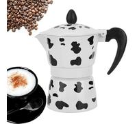 Agatige 3 Cups Stovetop Espresso and Coffee Maker, 150ML Aluminium Gas Electric Stove Top Percolator Moka Pot Italian Espresso Maker for Coffee Latte Mocha
