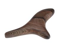Agatige 3 Point Trigger Massager, Wooden Vibrant Massage Stick Thai Style Reflexology Master Hand Foot Stress Reliever Portable Triangle SPA Therapy Tool for Back, Neck, Arms