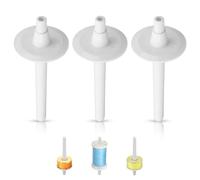 Agatige 3PCS Spool Pin, Plastic Spool Pin, Household Sewing Machine Replacement Bobbin Reel Spool Holder Auxiliary Spool Pin Small Thread Spool Cap for Singer Sewing Machines
