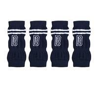 Agatige 4PCS Dog Elbow Sleeve, Cute Cotton Puppy Elbow Protector Cat Leg Warmer Wrap Protector for Small to Medium Dogs Cats (XL)