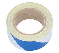 Agatige 5cmx30m Reflective Safety Warning Tape, Blue White Hazard Marking Strips Caution Tape Roll L for Highways, Buses, Trailers