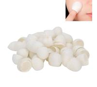 Agatige 60Pcs Silkworm Cocoon Facial Cleanser, Removal Exfoliating Silkworm Balls Beauty Care Tool for Healthy Skin Care Scrub Face Massage