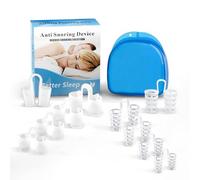 Agatige 8Pcs Anti Snoring Devices, Silicone Stop Snoring Solution Comfortable Anti Snoring Nose Clip Effective Snore Devices Stopper for Men Women