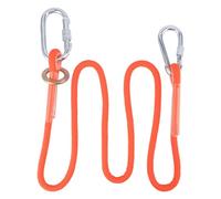Agatige Aerial Work Safety Belt, 1.6M Small Buckle Sling Rope Outdoor Construction Insurance Lanyard for Hanging Stand