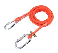 Agatige Aerial Work Safety Belt Rope,Adjustable Tree Climbing Belt,Restraint Lanyard Hunting Safety Harness for Outdoor Rock Climbing,Tree Climbing,Building,Aerial Work,Roof
