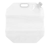 Agatige Camping Water Storage Bags 15L PVC Collapsible | Freezable Reusable Transparent Emergency Water Storage Containers Portable Water Tank for Sport Hiking Riding