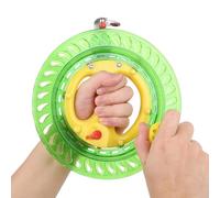 Agatige Fishing Line Reel, ABS Multifunction Sea Fishing Wheel, Hand Wire Wrapping Tool Fly Line Fishing Reel Accessory for Fishing in Rivers Lakes Streams Creeks