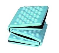 Agatige Foldable Stadium Seat Pad, 39 * 28.5 * 0.9cm Portable Beehive Camping Foam Pad Sitting Mat Cushion for Hiking Picnic Outdoor Bleachers (Dark Green)