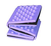 Agatige Foldable Stadium Seat Pad, 39 * 28.5 * 0.9cm Portable Beehive Camping Foam Pad Sitting Mat Cushion for Hiking Picnic Outdoor Bleachers (Purple)