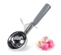 Agatige Ice Cream Scoop, 7.2cm Stainless Steel Fruit Scoop Melon Baller Scooper Spoon Kitchen Scoop with Handle and Easy to Release for Ice Cream, Melon, Cookie Dough, Meatballs