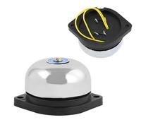 Agatige Inner Strike Type Electric Bell, Electric Bell 220V School Bell Bells Inner Strike Type No Spark Bell 220V 5W for Sound Signal