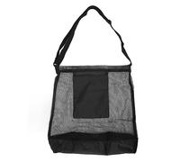 Agatige Mesh Foraging Bag, Large Capacity Adjustable Shoulder Strap Fruit Picking Bag Mushroom Picking Basket for Hiking and Outdoor Foraging
