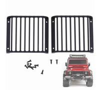 Agatige Metal Front Lamp Guards with Mounting Screws, Headlight Cover Guard Grille Protective Shell forTraxxas TRX-4 1/10 RC Crawler Car