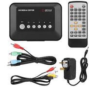 Agatige Mini 1080P Video AD Player, TV Media Audio Player with HDMI/AV Output Supports SD Card USB Input(UK Pluy100-240V)