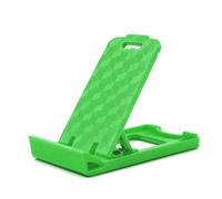 Agatige Mini Cell Phone Stand Holder, Portable Simple Universal Foldable Pocket Sized Desk Phone Stander Adjustable Desktop Mobile Phone Kickstand for Home Office (Green)
