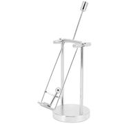 Agatige Newtons Cradle Pendulum Desk Toy, Perpetual Motion Machine, Science Physics Desk Gadgets Mini Balance Toy with Base for Stress Relief, Office Home Decoration