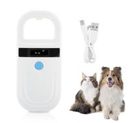 Agatige Pet Microchip Scanner, USB Rechargeable, Portable, RFID EMID Microchip ID Reader for Pigs, Dogs, Cats
