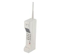 Agatige Retro Cellphone Model, Old Fashioned Simulation Cellular Phone Ornament Vintage Photographic Props for Home Stage (White)