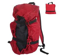 Agatige Rock Climbing Rope Bag, Portable Folding Rope Storage Bag with Adjustable Shoulder Straps Climbing Gear Storage Backpack for Outdoor Camping Hiking (Red)