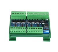 Agatige RS485 Input Controller, 32 Channel DIN Rail Isolated PLC Switch Quantity Acquisition Board for Long Haul Data Communication (NPN con concha)