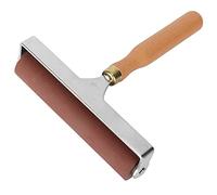 Agatige Rubber Brayer Roller for Printmaking, Elastic Professional Frame Roller (15cm)