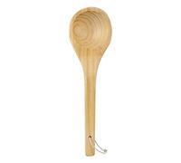 Agatige Sauna Ladle, Wooden Bath Ladle Long Handle Water Scoop Sauna Accessories with Rope for Sauna, Steam Room & Bathroom (40cm)