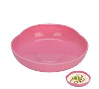 Agatige Spill Proof Scoop Plate, 7.5 Inch Dish with Wall Non Skid Self Feed Suction Dinnerware Eating Aid Disability Plates with Lipped Edge for Disabled, Handicapped, Elderly Adults