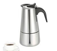 Agatige Stovetop Espresso Maker, 300ml/6 Cup Stainless Steel Italian Coffee Maker Moka Pot Classic Cafe Maker for Induction Cookers