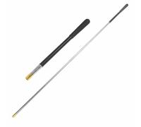 Agatige Telescopic Fishing Net Rods, 5 Sections Long Fishing Net Telescoping Handle, Stainless Steel Landing Net Pole Handle Fishing Gear Equipment for Fish Tanks, Ponds, Lakes, 40x3 Cm/15.7x1.2 In