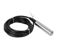 Agatige Tl-136 Liquid Water Level Sensor, 12-32VDC 4-20mA Submersible Level Sensor, Anti-blocking Liquid Level Transmitter IP68 Waterproof Water Level Sensor Detector, 0-1m Measuring Range