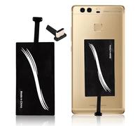 Agatige Type-C QI Wireless Charger Adapter Mobile Phone Sticker Charging Receiver, Ultra Thin QI Wireless Receiver Suitable for All USB-C Cell Phones