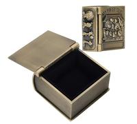 Agatige Vintage Tooth Fairy Box, Keepsake Gift for First Tooth, Souvenir Dropped Tooth Keepsake Storage Box for Little Boys and Little Girls, 1.6 x 1.5 x 0.8 in