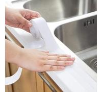 Agatige White Bath Sealant Strip, Self Adhesive Caulk Strip Sealant Tape Bathroom Sealant Waterproof Caulking Sealant Tape for Kitchen, Bathroom, Toilet, Wall Corner, 3.2m X 22mm