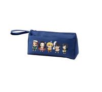 Agatsuma Zen'it Pencil Case Tomioka Giyuu Pencil Bag Anime Pencil Case Kamado Tanjiro Pencil Box Large Capacity Pencil Pouch with Handle Strap, Student Pen Bag Makeup Organizer Coin Purse