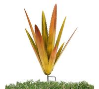 Agave Plant Art Yard - Wrought Iron Rustic Sculpture Tequila Yard Landscaping Decoration | Creative Artificial Green Outdoor Decor Figurines for Yard, Garden,