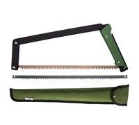 AGAWA - BOREAL21 Tripper Kit - Includes 21" Folding Saw, Nylon Carrying Case, 21" All-Purpose & 21" Aggressive Blade - for Camping, Hiking & Survival Gear (Black Frame/Green Handle)