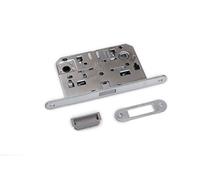 AGB Polaris Magnetic Lock 2XT - 8mm Bathroom Lock - 8mm Hub - 85mm c/c (Satin Brass)