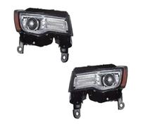 AGBLAYDVEW Headlights Assemblies Car Front Lamps For For Grand For Cherokee 2014-2021 Auto Back Assembly Upgrade Configure Turn Signal Accessories Front Lights(Silver)