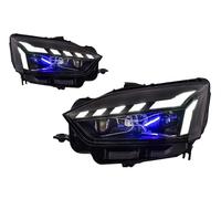 AGBLAYDVEW Headlights Assemblies Car Model Headlight For A5 2017-2020 Head Lights Style Replacement DRL Daytime Lighthouse Projector Facelift Front Lights(Army green)