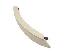 AGBLAYDVEW Inner Door Handle for BMW X5 X6 E70 E71 E72 2007-2014 Left Right Interior Passenger Door Pull Handle Leather Outer Cover Replacement Window Switch Armrest Panel(Creamy Right)
