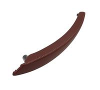 AGBLAYDVEW Inner Door Handle for BMW X5 X6 E70 E71 E72 2007-2014 Left Right Interior Passenger Door Pull Handle Leather Outer Cover Replacement Window Switch Armrest Panel(Red Brown Left)