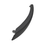 AGBLAYDVEW Inner Door Handle for BMW X5 X6 E70 E71 E72 2007-2014 Left Right Interior Passenger Door Pull Handle Leather Outer Cover Replacement Window Switch Armrest Panel(Black Left)