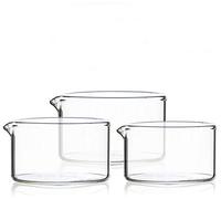 AGC-0125 Borosilicate Glass Crystallizing Dish 125mm with Notch - Durable Flat Bottom Laboratory Dish,1pcs(80mm)