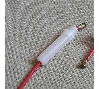 Agc Glass Fuse Holder 5x20mm 6x30mm Inline Fuse Socket Connector 10 Pack White Elite Temperature Resistant Cable Holder for 20awg for Wire 0.5a-30a 250v (6x30mm)